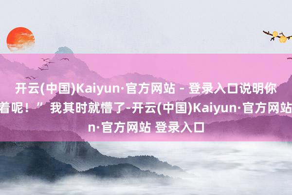 开云(中国)Kaiyun·官方网站 - 登录入口说明你发动机好着呢！” 我其时就懵了-开云(中国)Kaiyun·官方网站 登录入口