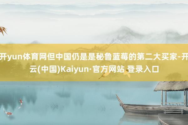 开yun体育网但中国仍是是秘鲁蓝莓的第二大买家-开云(中国)Kaiyun·官方网站 登录入口