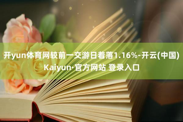 开yun体育网较前一交游日着落1.16%-开云(中国)Kaiyun·官方网站 登录入口