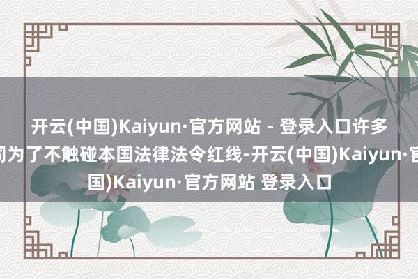 开云(中国)Kaiyun·官方网站 - 登录入口许多好意思国游戏公司为了不触碰本国法律法令红线-开云(中国)Kaiyun·官方网站 登录入口